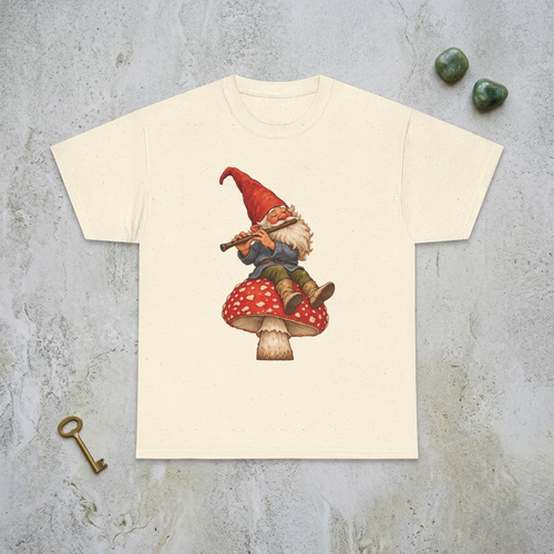 Gnome Playing Flute T-Shirt