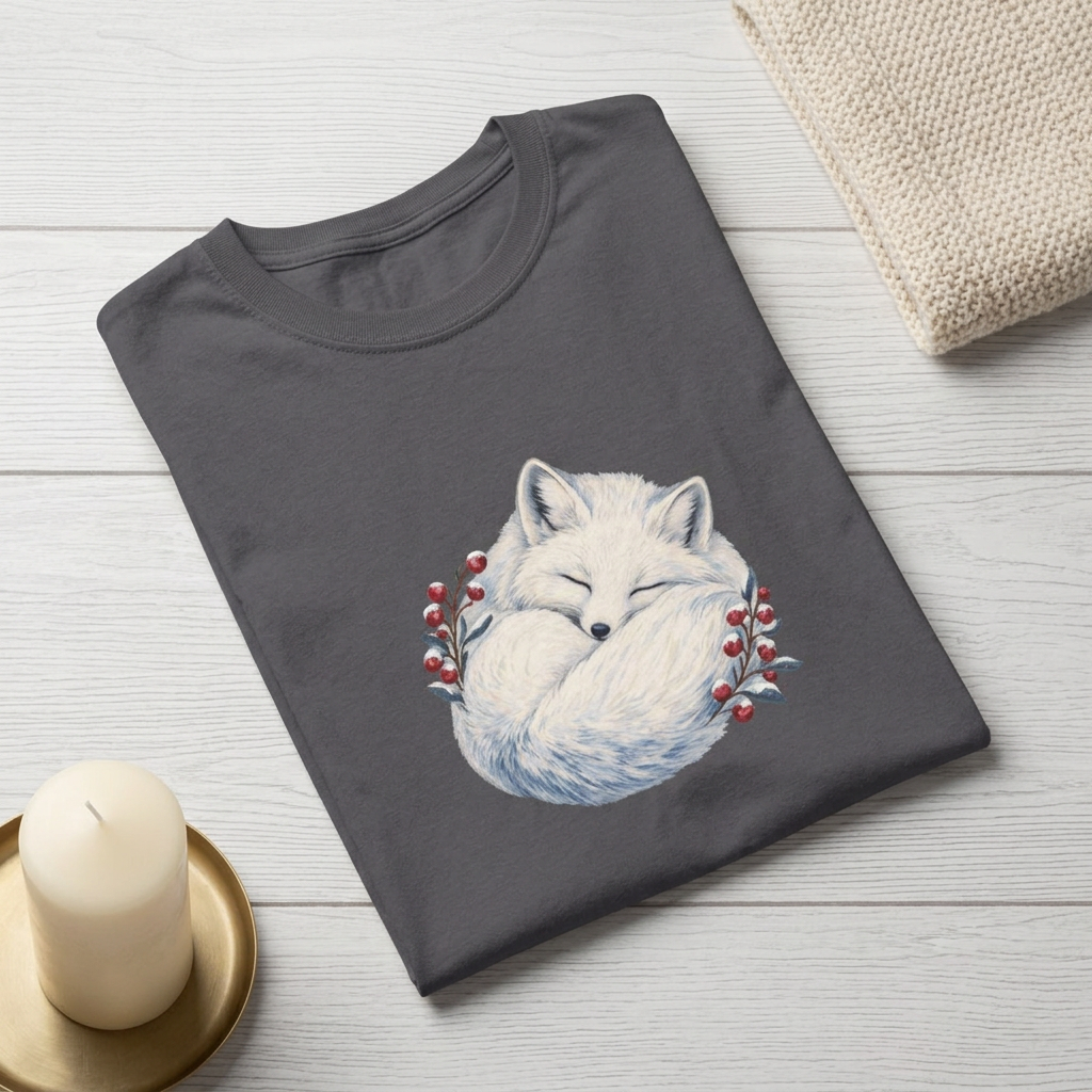 Sleeping Arctic Fox T-Shirt