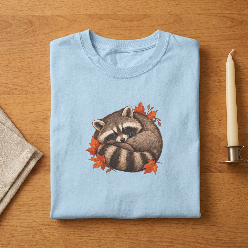 Sleeping Raccoon T-Shirt