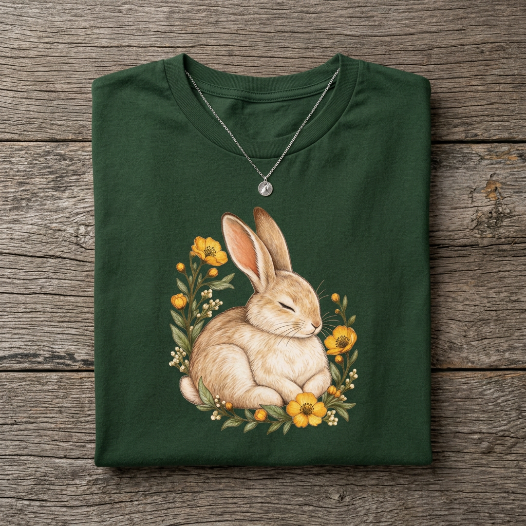 Resting Rabbit T-Shirt